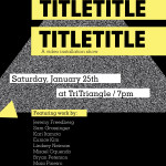 TITLETITLETITLETITLE: A Video Installation Show
