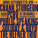 CRANK STURGEON -- PCRV -- PUBLIC SPEAKING -- SOLIDAY & BOYD -- THE HEFNER TRIO