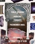 Public Speaking (NYC), Problems, Formants, Packmember Angel